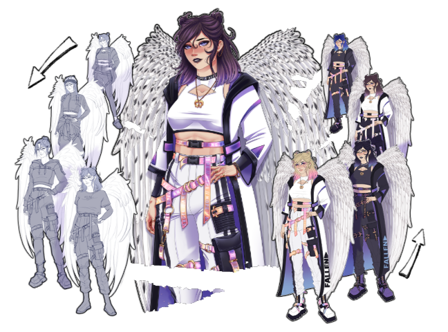 Design process Character Design showcase